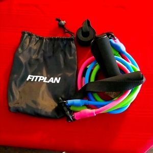 NWT Fitplan 3 in 1 Resistance Band Kit